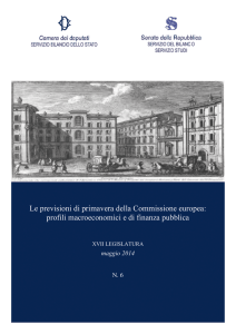 Le previsioni di primavera della Commissione europea: profili