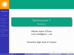 Esercitazione 7