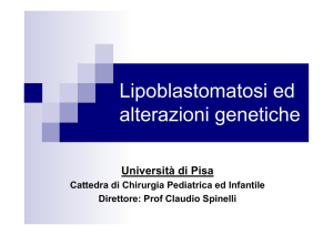 Lipoblastoma - Società Italiana di Chirurgia Pediatrica