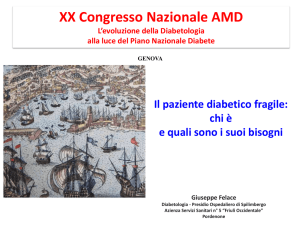 Il paziente diabetico fragile - Associazione Medici Diabetologi