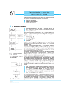 Caratteristiche costruttive dei robot industriali