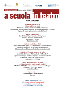 PROGRAMMA - Teatro Alighieri