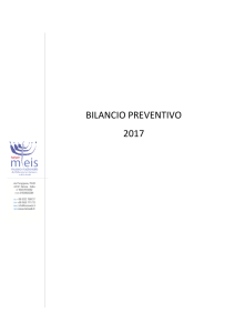 bilancio preventivo 2017