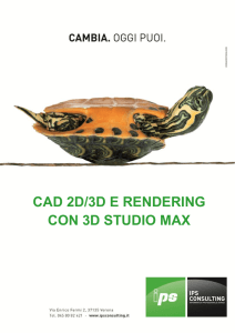 cad 2d/3d e rendering con 3d studio max
