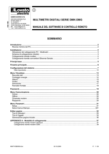 Manuale del software di controllo remoto per multimetri digitali serie