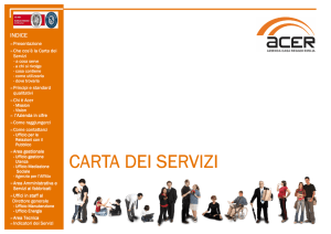 Carta dei servizi - ACER Reggio Emilia