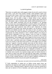 Approfondimenti (la relatività galileiana)