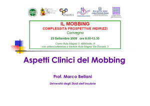 Il Mobbing - Università degli Studi dell`Insubria