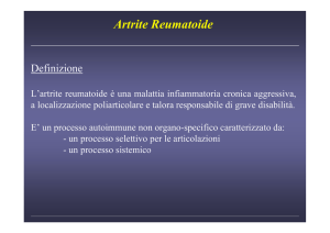 Artrite Reumatoide - Digilander