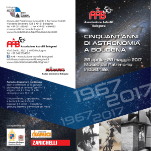 Cinquant`anni di astronomia a Bologna