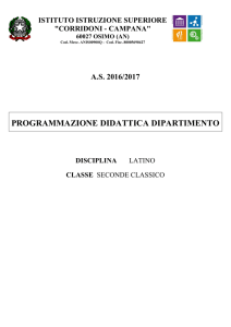 programmazione didattica dipartimento - Corridoni