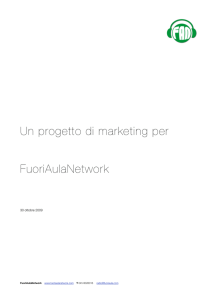 un progetto marketing - Università degli Studi di Verona