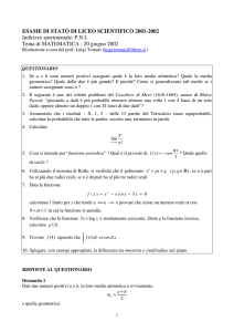 Questionario - Matematica.it