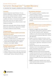 Symantec Backup Exec™ System Recovery