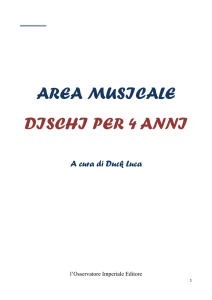 AREA MUSICALE DISCHI PER 4 ANNI