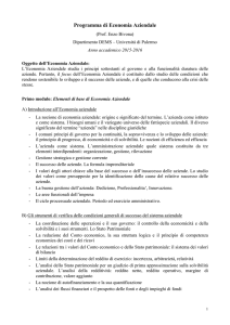 Programma di Economia Aziendale