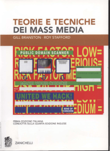 teorie e tecniche dei mass media