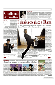 Il pianista che piace a Obama