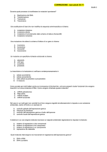 CORREZIONE: mercoledì 25.11 - Dipartimento di Scienze della vita