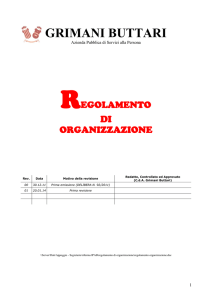 Regolamento di Amministrazione