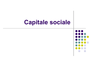Capitale Sociale