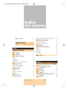 Indice del volume