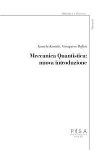 Meccanica Quantistica: nuova introduzione