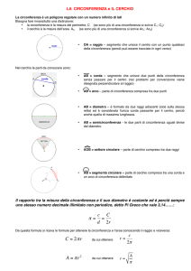 Cerchio e circonferenza: teoremi e parti proporzionali