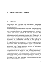 2. CAMPIONAMENTO CASUALE SEMPLICE 2.1 - UniFI