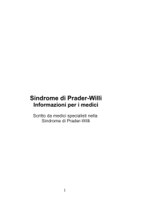 Sindrome di Prader-Willi - Prader