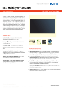 NEC_Datasheet_X463UN-italian italiano – PDF