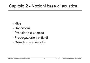 Capitolo 2 - Nozioni base di acustica