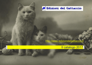 Il catalogo 2017 - Edizioni del Gattaccio