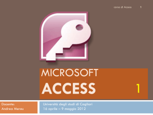 Microsoft Access - I blog di Unica