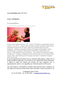 LOCANDIERA La Locandiera - Compagnia Corrado d`Elia