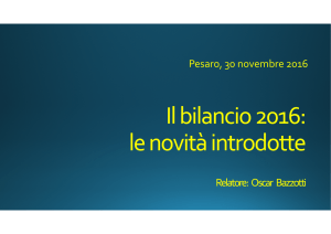 Presentazione Oscar Bazzotti - Confindustria Pesaro Urbino
