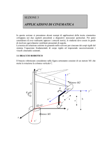 APPLICAZIONI DI CINEMATICA