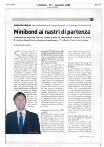 Minibond ai nastri di partenza - Fondo Italiano d`Investimento
