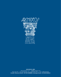 ARCHIDEOS LIBRI www.archideos.com
