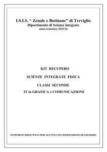 FISICA classi seconde IT in Grafica e