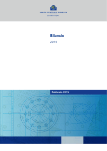 Bilancio 2014 - ECB