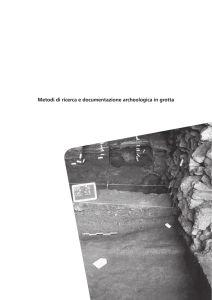 Metodi di ricerca e documentazione archeologica in grotta