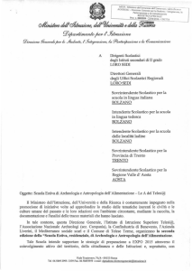 Nota Ministeriale