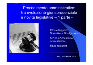 Procedimento amministrativo: tra evoluzione giurisprudenziale e