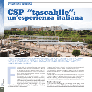 CSP “tascabile”: un`esperienza italiana