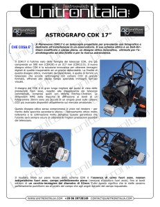 astrografo cdk 17 - unitronitalia instruments