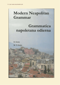 Modern Neapolian Grammar – Grammatica