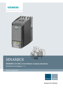 Convertitore SINAMICS G120C