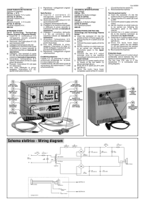 Schema elettrico - Wiring diagram