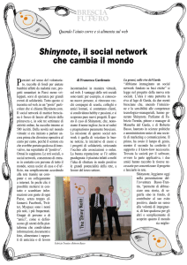 Shinynote, il social network che cambia il mondo